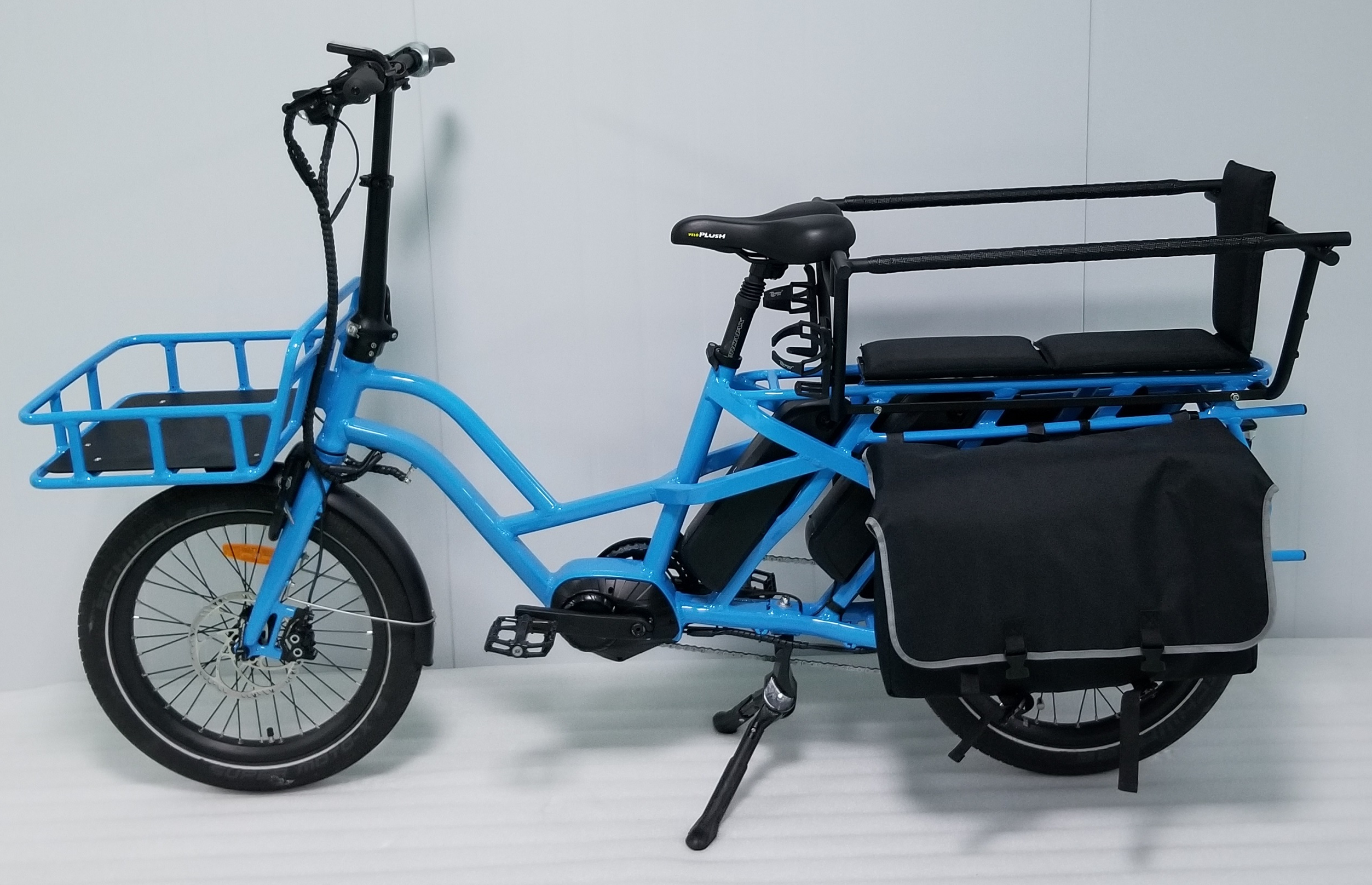 Eshion with saddlebags